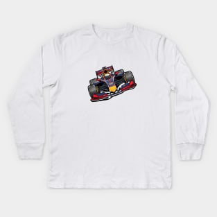 Formula 1 Racing Car Kids Long Sleeve T-Shirt